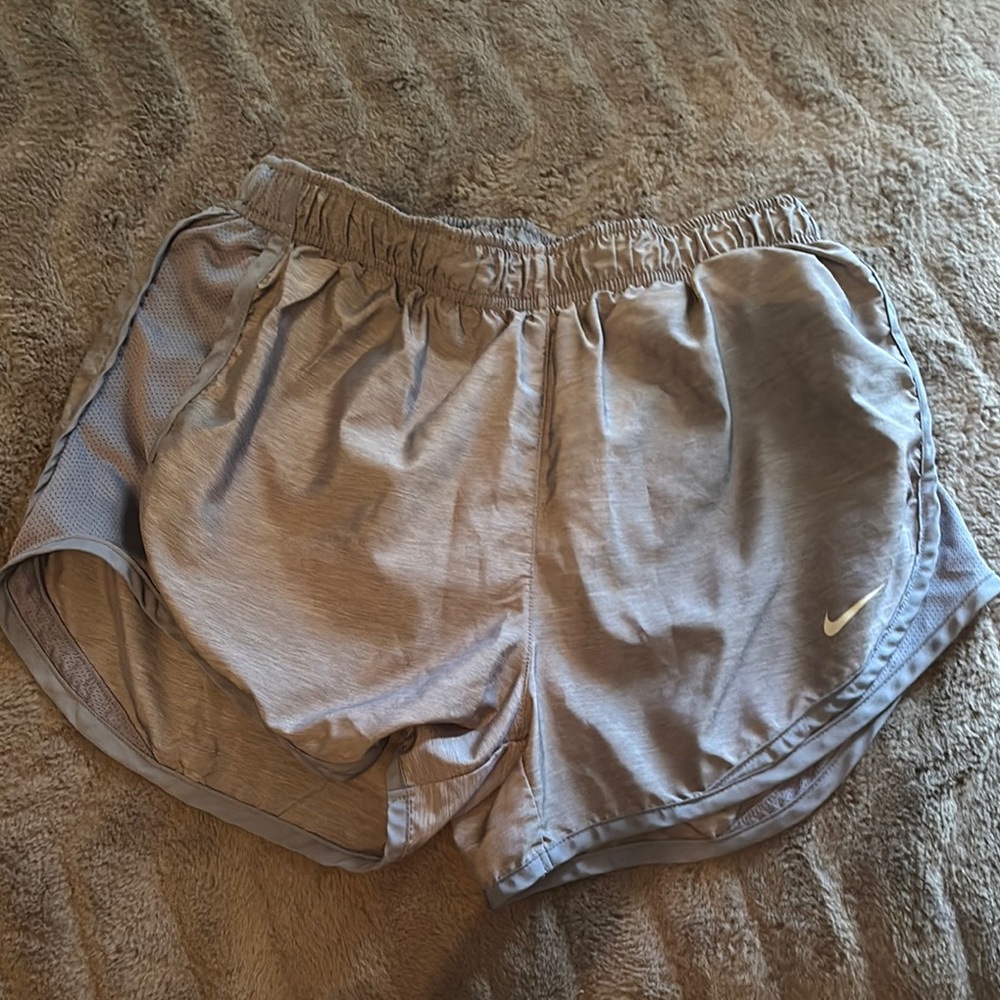 Nike Gray Athletic Shorts Lightweight Performance